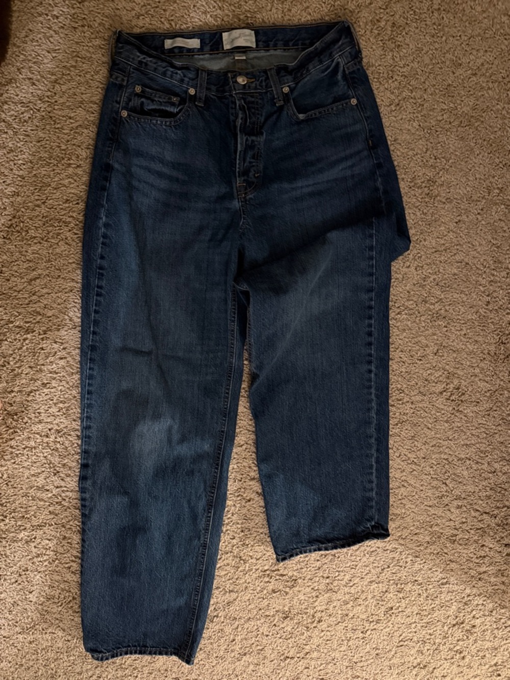 Universal Thread Dark Blue Straight Leg Jeans